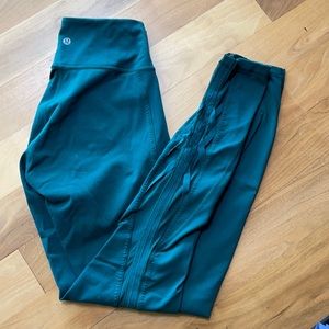 Lululemon leggings size 4 forest green